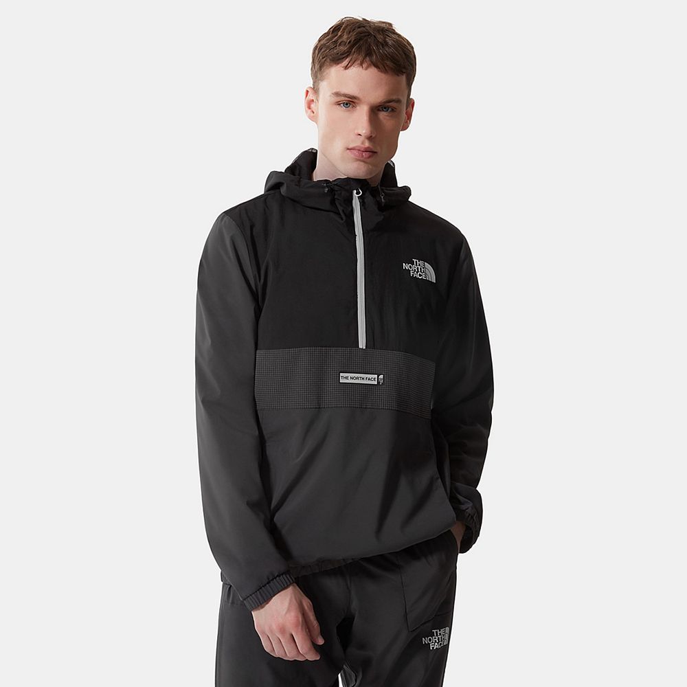 The North Face Insulated Jacket Mens Australia - The North Face Athletics Anorak Grey Hiking (OKU-74